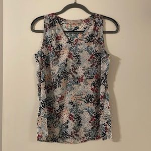 Floral tank top
